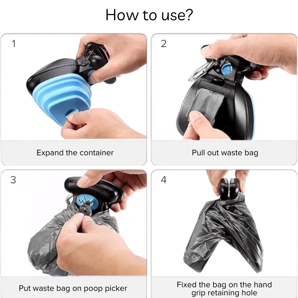 TIDYWAG™ Foldable Dog Poop Scooper